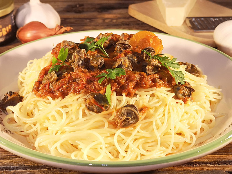 Recette escargots en sauce tomate