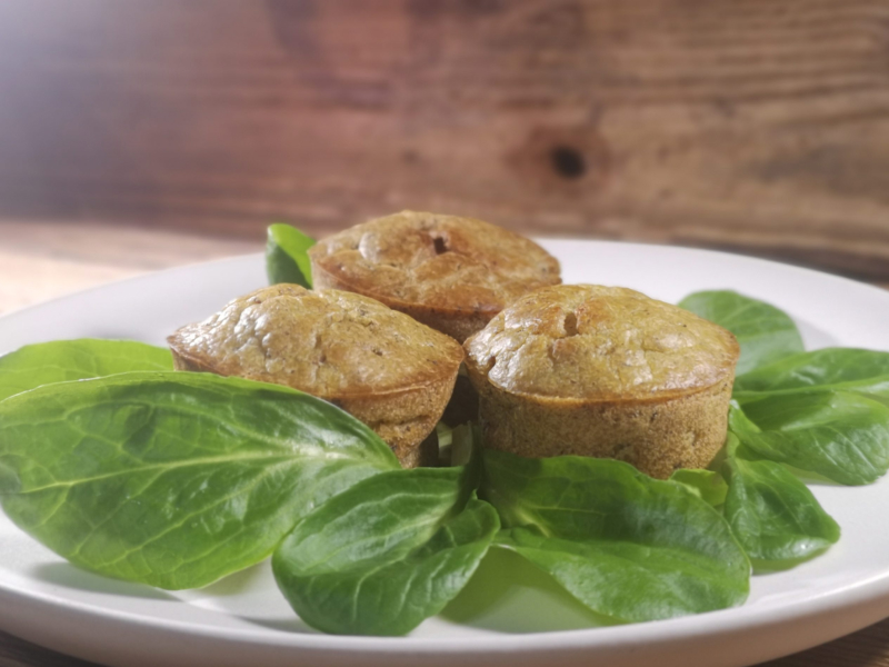 Trio de muffins aux escargots